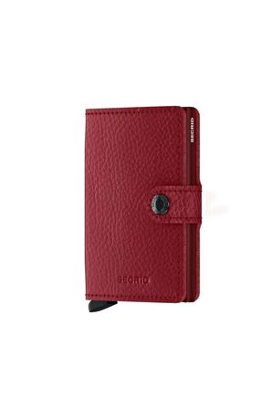 Secrid Miniwallet Veg Tanned Rosso Bordeaux, N/a - %100 Orjinal Avrupa Derisi Cüzdan