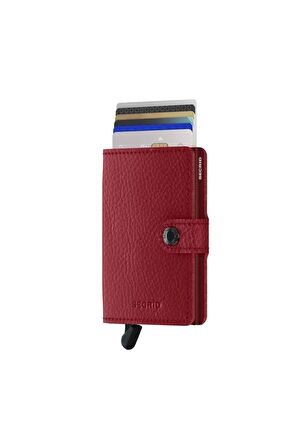 Secrid Miniwallet Veg Tanned Rosso Bordeaux, N/a - %100 Orjinal Avrupa Derisi Cüzdan