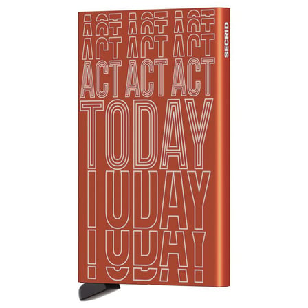 Secrid Cardprotector Laser Art Today Kartlık, Turuncu