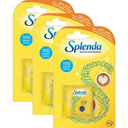 Splenda Tatlandırıcı Tablet 100'LÜ x 3 'lü