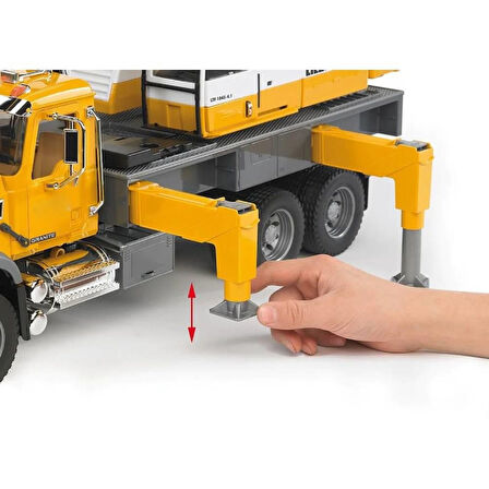 1:16 Model Mack Granite Liebherr Crane Truck Vinçli Kamyon İnşaat Model Aracı