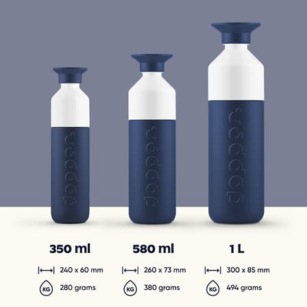 Dopper Insulated Yalıtımlı Termos Şişe 350 ml - Dalga Mavisi