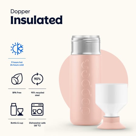 Dopper Insulated Yalıtımlı Termos Şişe 580 ml - Şeftali