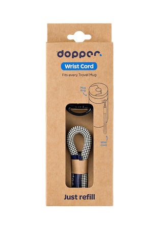 Dopper Travel Mug Askısı Kum Rengi-Siyah Halka