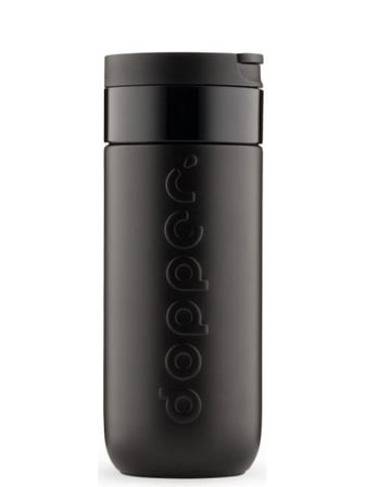Dopper Travel Mug Yalıtımlı Termos Bardak 400 ml - Gece Siyahı