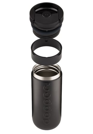 Dopper Travel Mug Yalıtımlı Termos Bardak 400 ml - Gece Siyahı