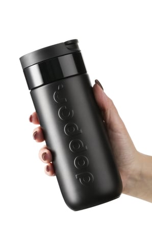 Dopper Travel Mug Yalıtımlı Termos Bardak 400 ml - Gece Siyahı