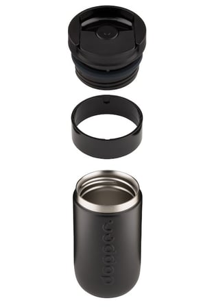 Dopper Travel Mug Yalıtımlı Termos Bardak 300 ml - Gece Siyahı