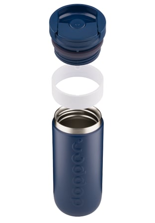 Dopper Travel Mug Yalıtımlı Termos Bardak 400 ml - Dalga Mavisi