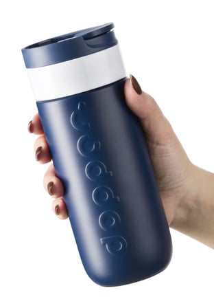 Dopper Travel Mug Yalıtımlı Termos Bardak 400 ml - Dalga Mavisi