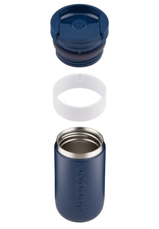 Dopper Travel Mug Yalıtımlı Termos Bardak 300 ml - Dalga Mavisi