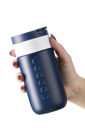 Dopper Travel Mug Yalıtımlı Termos Bardak 300 ml - Dalga Mavisi