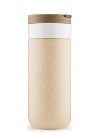 Dopper Travel Mug Yalıtımlı Termos Bardak 400 ml - Toprak Kahvesi
