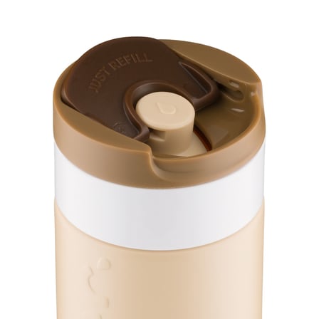 Dopper Travel Mug Yalıtımlı Termos Bardak 400 ml - Toprak Kahvesi