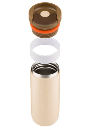 Dopper Travel Mug Yalıtımlı Termos Bardak 400 ml - Toprak Kahvesi