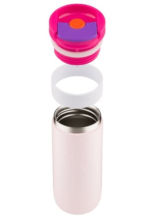 Dopper Travel Mug Yalıtımlı Termos Bardak 400 ml - Çilek Pembesi