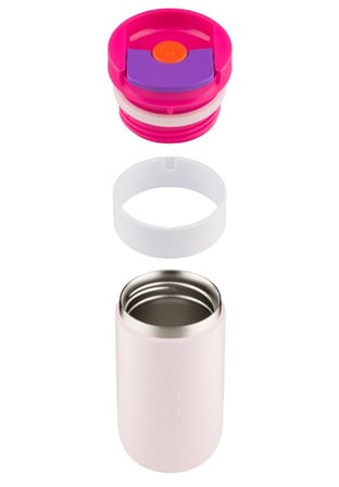 Dopper Travel Mug Yalıtımlı Termos Bardak 300 ml - Çilek Pembesi