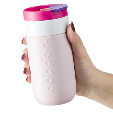 Dopper Travel Mug Yalıtımlı Termos Bardak 300 ml - Çilek Pembesi