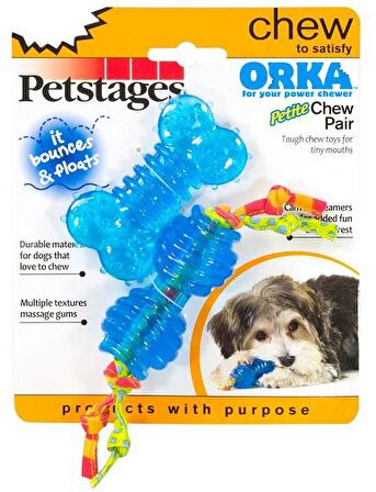 Petstages Petite Orka Köpek Çiğneme Oyuncağı 2 Parça