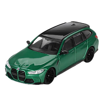 1:64 Diecast BMW M3 Competition Touring Man Green Model Mini GT Araba