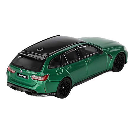 1:64 Diecast BMW M3 Competition Touring Man Green Model Mini GT Araba