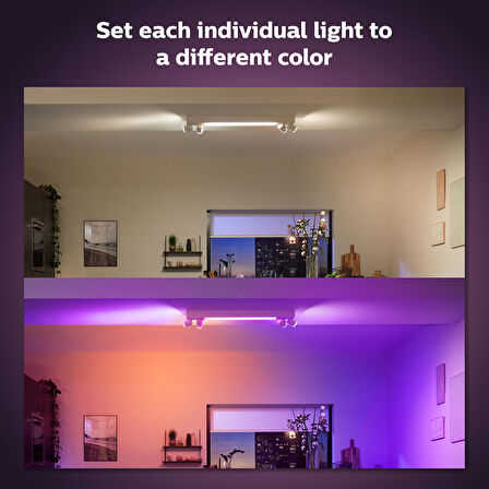 Philips Hue Centris 4lü Spot Tavan Lambası Alüminyum - 915005928801