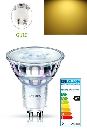 Philips Corepro 4W (40W) Dim Led Ampul Sarı 2700K  GU10 Duy Çanak Ampul