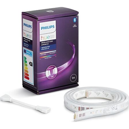 Philips Hue Akıllı LED Şerit 1 m V4 Bluetooth Özellikli (Güç Adaptörü Dahil Değildir)