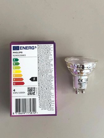5 Adet Philips 4W =50W 345 Lumen 3000K Sarı Dimli  GU10 Led Spot 15.000 Saat