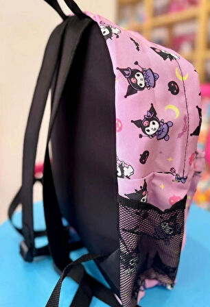 sanrio karakterleri ilköğretim sırt çantası kuromi S0002