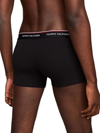 Erkek 3'lü Low Rise Siyah Boxer Trunk