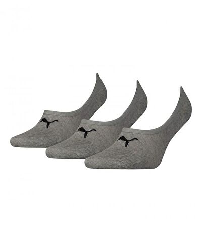 PUMA FOOTIE 3P UNİSEX BABET ÇORAP 90693003 GRİ
