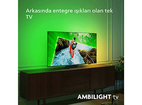 PHILIPS 55PUS8609/62 55 inç 139 cm 4K UHD LED Dolby Atmos Titan OS Ambilight TV