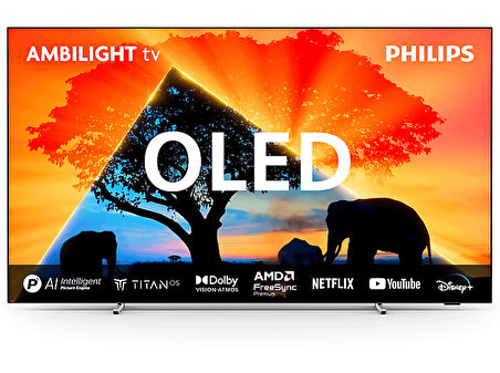 PHILIPS 48OLED759/12 48 inç 121 Ekran Uydu Alıcılı Smart 4K UHD Dolby Vision Dolby Atmos Titan OS Ambilight TV