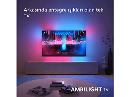 PHILIPS 77OLED909/12 77 inç 194 Ekran Smart 4K UHD Bowers & Wilkins Dolby Vision & Atmos Google Ambilight OLED TV 