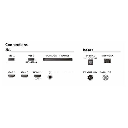 Philips 32PHS6009 HD 32" 82 Ekran Uydu Alıcılı Smart LED TV