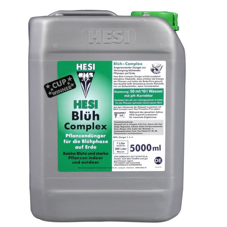 Hesi Bloom Complex Çiçeklenme Dönemi Bitki Besini 5 Litre