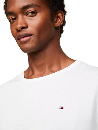 Erkek Beyaz Uyku T-Shirt