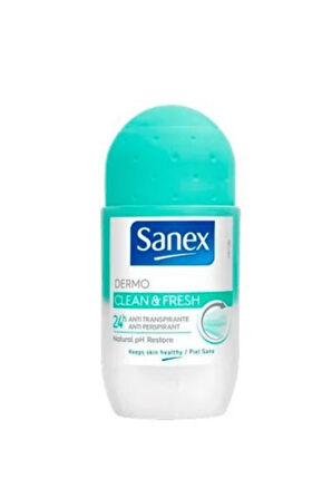 Sanex Demo Clean and Fresh (Natural pH Restore) Roll - On Deodorant 50ml
