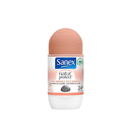 Sanex Natur Protect (Natur Şap Taşına Duyarlı Hassas Ciltler İçin) %0 Alkol Renklendiriciler Roll-on Deodorant 50ml