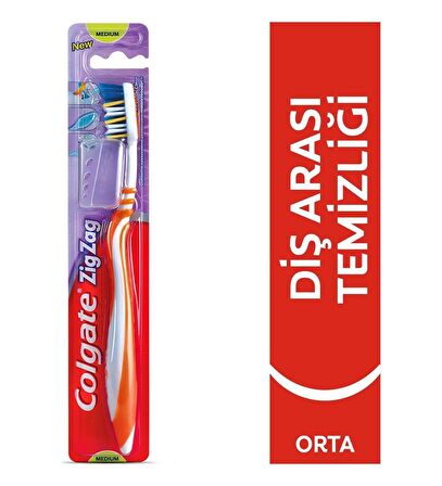 Colgate Optic White Aktif Kömür Beyazlatıcı Diş Macunu 75 Ml + Zigzag Orta Diş Fırças