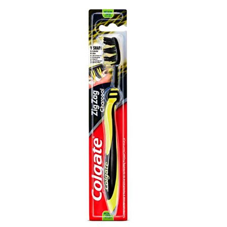 Colgate Optic White Aktif Kömür Beyazlatıcı Diş Macunu 75 Ml + Zigzag Orta Diş Fırças