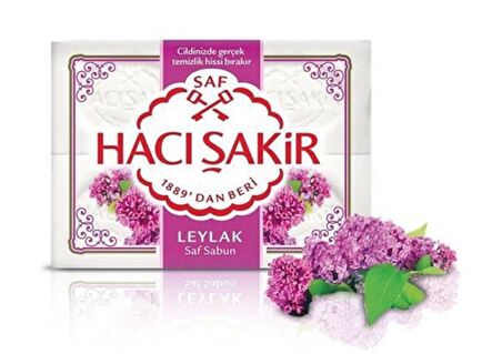 Hacı Şakir Saf Leylak Kalıp Sabun 4x150 gr