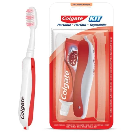 COLGATE DİŞ FIRÇA SETİ SEYEHAT KİLİ FIRÇA+MACUN