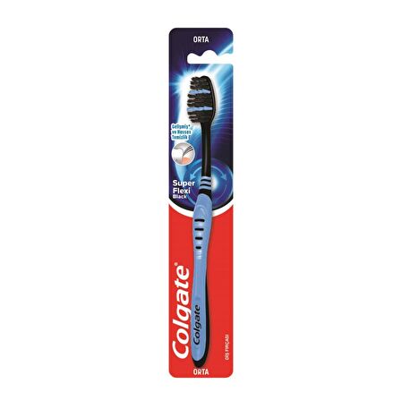 Colgate Super Flexi Black Diş Fırçası Orta