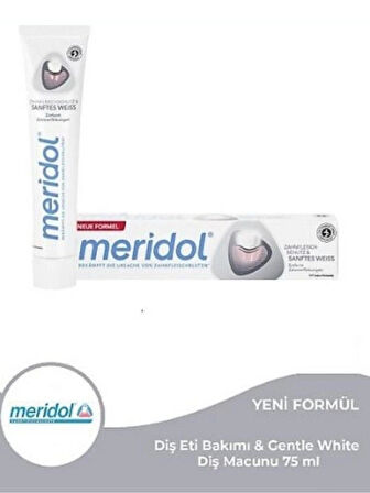 Meridol Diş Eti Bakımı & Gentle White Diş Macunu 75 ml + Ağız Bakım Suyu 400 ml