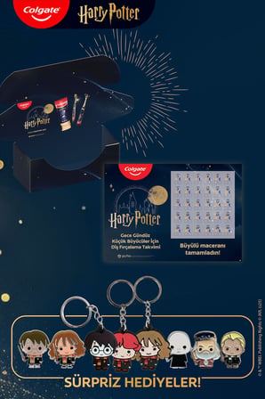Colgate Harry Potter Çocuk Diş Macunu 50 ml, Yumuşak Diş Fırçası 6+