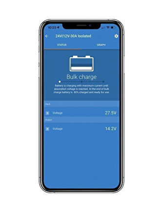 Victron 24/12V 30A İzoleli DC-DC Şarj Cihazı Charger Bluetooth Özellikli, ORI241236120, 