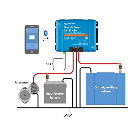 Victron Orion-Tr Smart 24/12-30A DC-DC İzolesiz Akü Şarj Cihazı