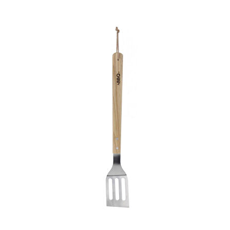 Barbekü Spatula Ahşap Sap Paslanmaz Çelik 46Cm